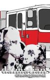 Dalmatian fire dogs children's and adults coloring book creative journal