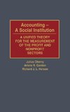 Accounting--A Social Institution