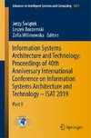 Information Systems Architecture and Technology: Proceedings of 40th Anniversary International Conference on Information Systems Architecture and Technology - ISAT 2019