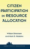 Citizen Participation In Resource Allocation