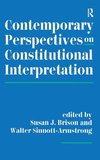 Contemporary Perspectives On Constitutional Interpretation