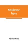 Miscellaneous papers