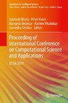 Proceeding of International Conference on Computational Science and Applications