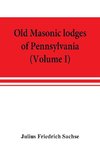 Old Masonic lodges of Pennsylvania, 