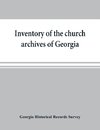 Inventory of the church archives of Georgia