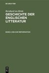 Geschichte der englischen Litteratur, Band 2, Bis zur Reformation