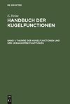 Theorie der Kugelfunctionen und der verwandten Functionen