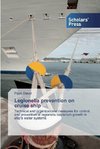 Legionella prevention on cruise ship