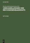 Verhandlungen des Reichseisenbahnrats, Heft 18/1928