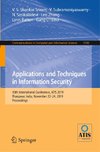 Applications and Techniques in Information Security