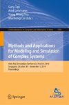 Methods and Applications for Modeling and Simulation of Complex Systems