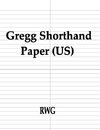 Gregg Shorthand Paper (US)