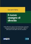 Il nuovo assegno di divorzio