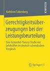 Gerechtigkeitsüberzeugungen bei der Leistungsbeurteilung