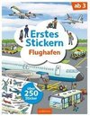 Erstes Stickern Flughafen