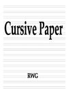 Cursive Paper