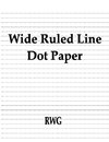 Wide Ruled Line Dot Paper