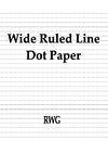 Wide Ruled Line Dot Paper