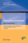 Human Mental Workload: Models and Applications