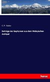 Beiträge der Gephyreen aus dem Malayischen Archipel