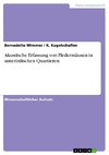 Akustische Erfassung von Fledermäusen in unterirdischen Quartieren