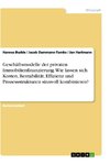 Geschäftsmodelle der privaten Immobilienfinanzierung. Wie lassen sich Kosten, Rentabilität, Effizienz und Prozessstrukturen sinnvoll kombinieren?