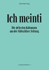 Ich meinti I