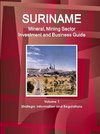 Suriname Mineral, Mining Sector Investment and Business Guide Volume 1 Strategic Information and Regulations