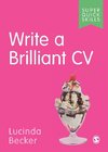 Write a Brilliant CV