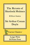 The Return of Sherlock Holmes (Cactus Classics Large Print)