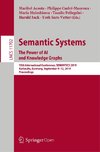 Semantic Systems. The Power of AI and Knowledge Graphs