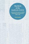 The Birth of the Academic Article