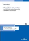 Class actions in Australien