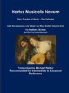 Hortus Musicalis Novum New Garden of Music - The Preludes Late Renaissance Lute Music by Elias Mertel Volume One  For Baritone Ukulele and Other Four Course Instruments