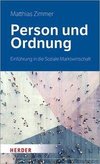 Person und Ordnung