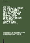 Die geodynamischen Erscheinungen des krystallinen Odenwaldes als Beispiel einer geoisostatischen Ausgleichsschwingung