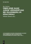 Über eine ganz junge Verwerfung bei Rauenberg im Kraichgau