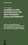 Lehrbuch der Mathematik für den höheren Schulunterricht, Band 3, Neunzehnter bis achtundzwanzigster Abschnitt, die Stereometrie umfassend, mit zahlreichen Uebungsaufgaben