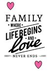 Family Where Life Begins And Love Never Ends