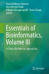 Essentials of Bioinformatics, Volume III