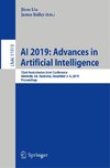 AI 2019: Advances in Artificial Intelligence