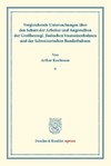 Vergleichende Untersuchungen über den Schutz der Arbeiter und Angestellten der Großherzogl. Badischen Staatseisenbahnen und der Schweizerischen Bundesbahnen.