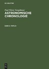 Astronomische Chronologie, Band 2, Tafeln