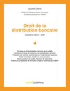 Droit de la distribution bancaire