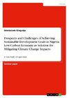 Prospects and Challenges of Achieving Sustainable Development Goals in Nigeria. Low-Carbon Economy as Solution for Mitigating Climate Change Impacts