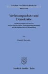 Verfassungsschutz und Demokratie.