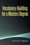 Vocabulary Building for a Masters Degree