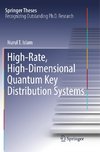 High-Rate, High-Dimensional Quantum Key Distribution Systems