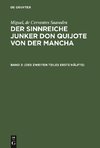 Der sinnreiche Junker Don Quijote von der Mancha, Band 3, (Des zweiten Teiles erste Hälfte)