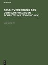 Gesamtverzeichnis des deutschsprachigen Schrifttums 1700-1910 (GV), Band 108, Peti - Ph